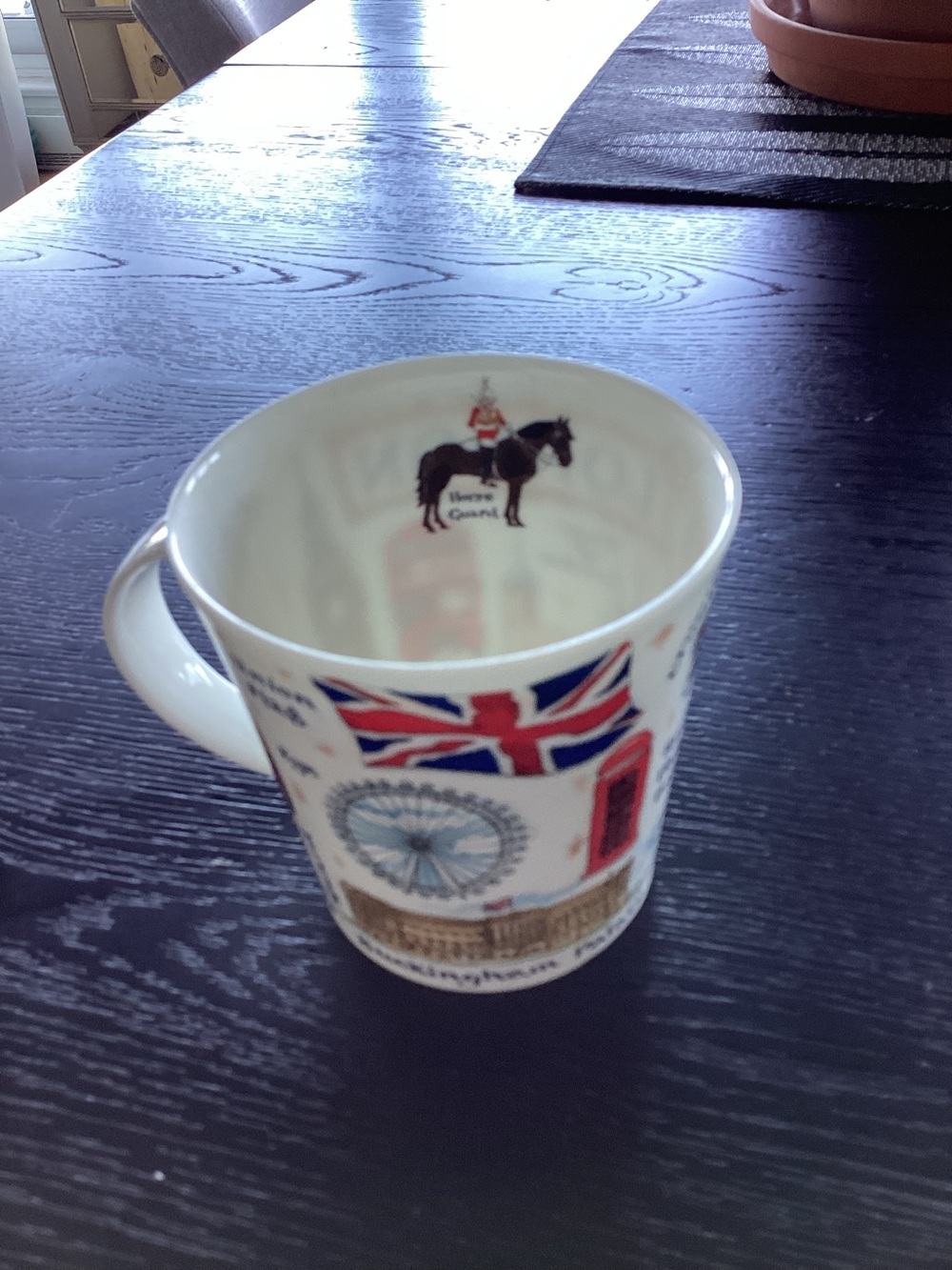 White London-Themed Ceramic Bone China Dunoon Mug Kate Mawdley Mug